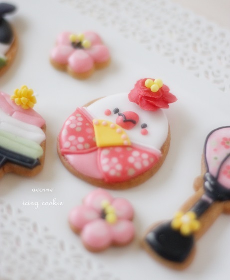 ２月アイシングクッキーレッスンは ひなまつり がテーマです 横浜アイシングクッキー シュガー教室 Acorne アコルネ