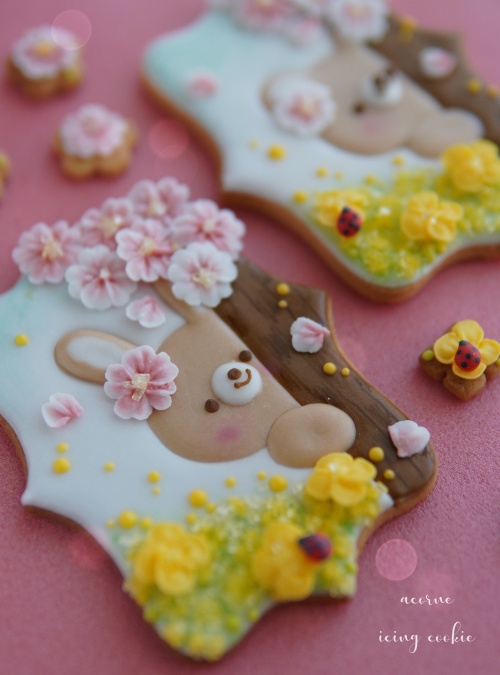 3月のアイシングクッキーレッスンは春が溢れるデザインで 横浜アイシングクッキー シュガー教室 Acorne アコルネ